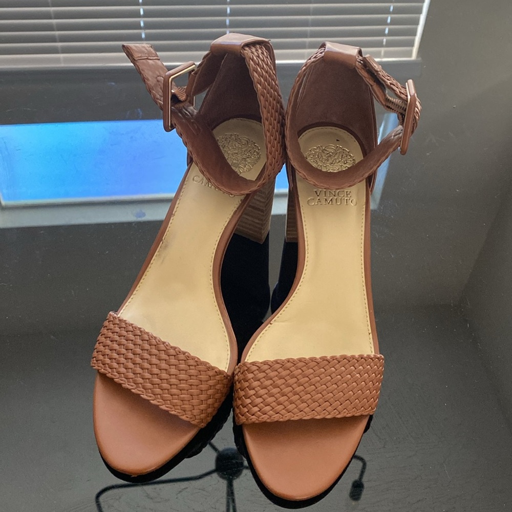 Camel Vince Camuto Heels
